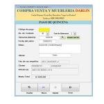 SISTEMA PARA COMPRAVENTAS Y EMPEÑOS