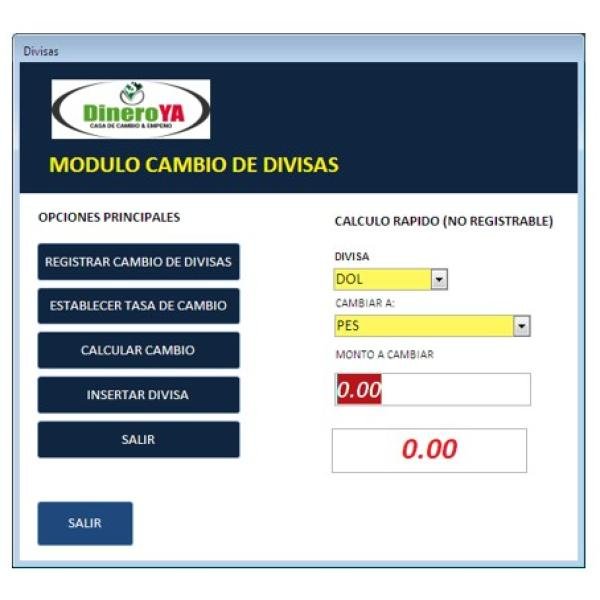 SISTEMAS PARA CASA DE CAMBIO